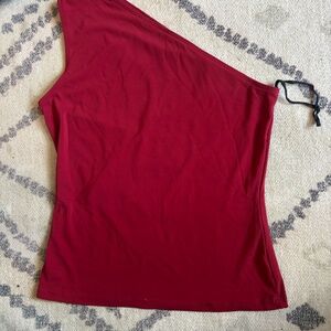 VINTAGE JACOB one shoulder tank top red 90s y2k * accepting offers